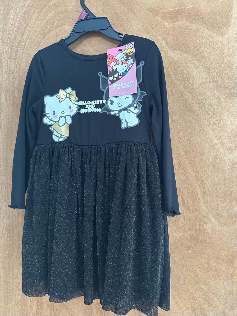 Hello Kitty Black Glitter Tulle Dress